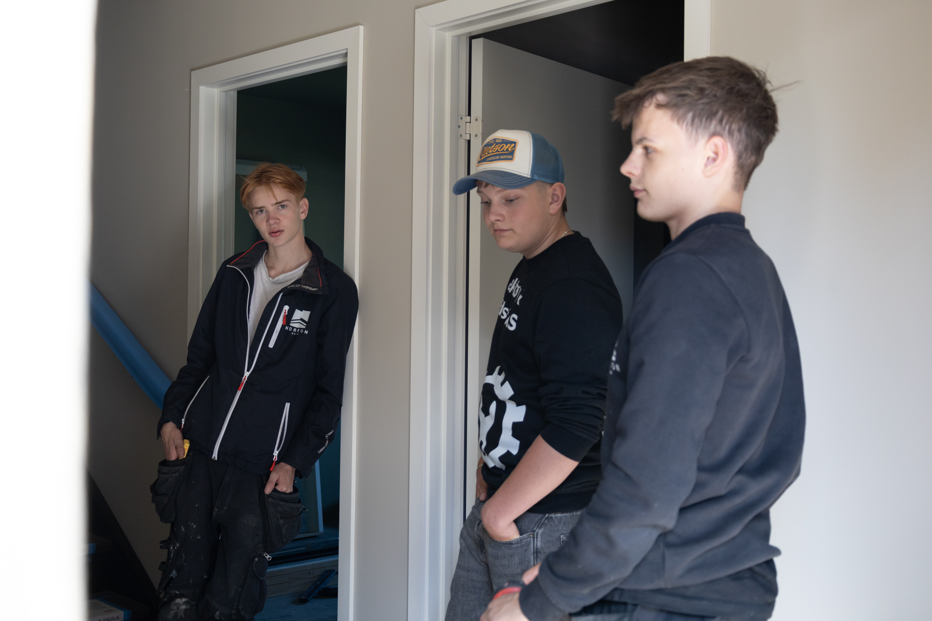 Steffen, David og Ruben