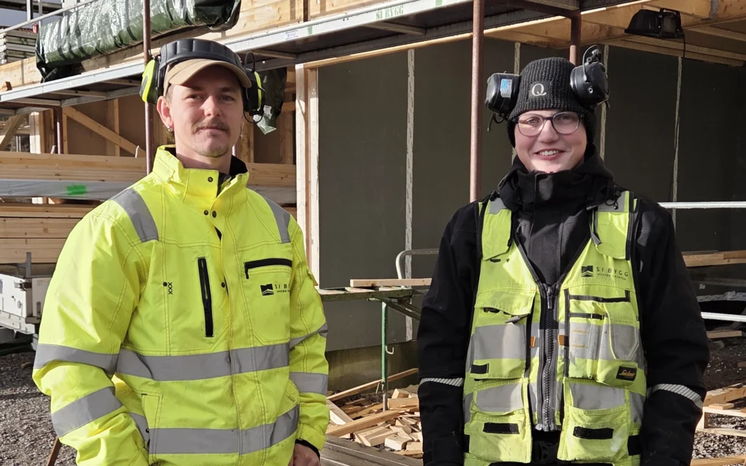 Tre nye lærlinger og én ny ansatt hos SI Bygg